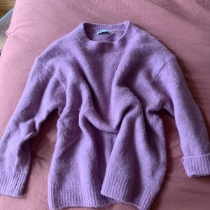 Purple sweater